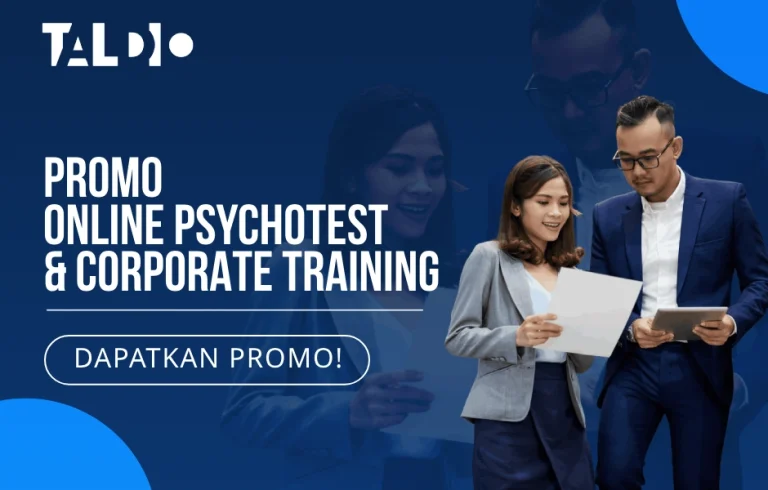 Promo Online Psychotest dan Corporate Training Taldio